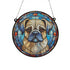 Puggle Stained Glass Effect Suncatcher